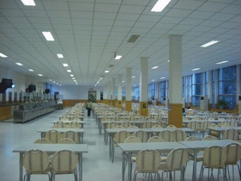北京語言大学の食堂