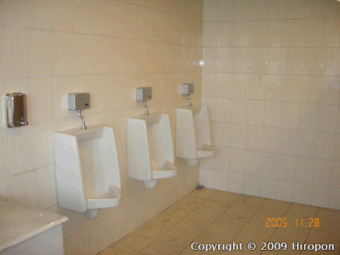 清華大学内部のトイレ